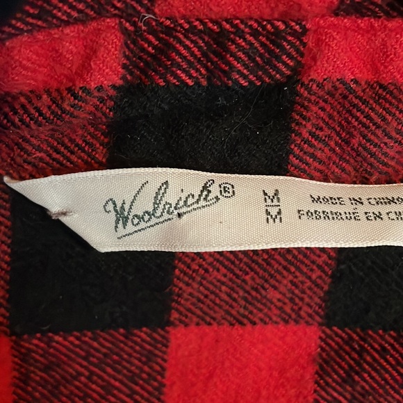 Woolrich Women's Buffalo Plaid - Red and Black Button Up Top - Medium - Picture 2 of 6